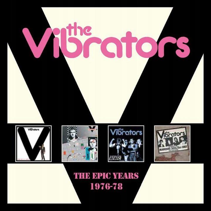 4x CD THE VIBRATORS THE EPIC YEARS 1976-1978 BOX