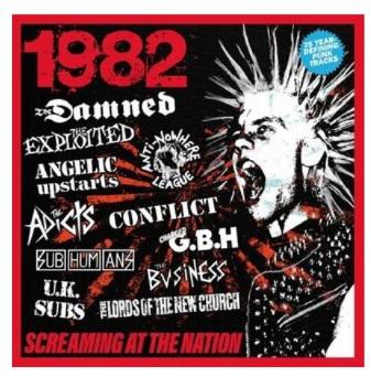 3CD V/A 1982 - SCREAMING AT THE NATION punk rock skadanka